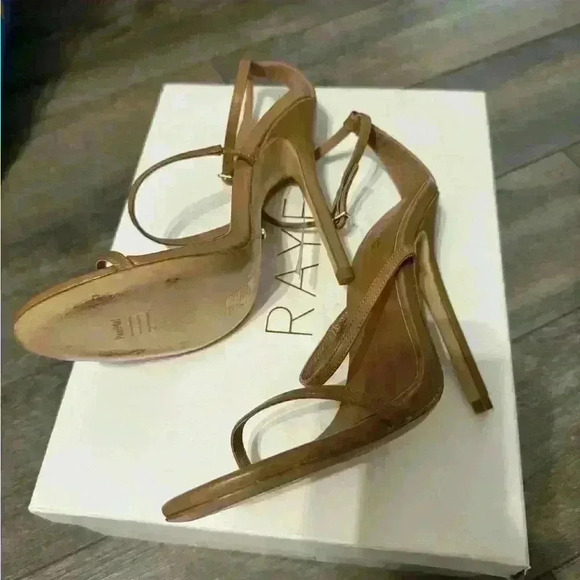 RAYE Tan Strappy Heels - Picture 4 of 7